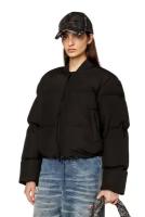 куртка для женщин DIESEL, Цвет: Черный, Размер: 38