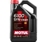 Моторное масло MOTUL 6100 SYN-CLEAN 5w40 (5л) 111692 26308