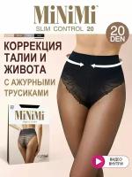 Колготки MiNiMi Slim Control, 20 den, размер 4, черный