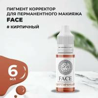 FACE Кирпичный Пигмент корректор для татуажа, 6мл