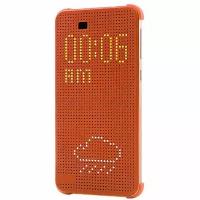 Умный чехол-книжка для HTC Desire 820 с активной крышкой, Dot View Flip Case, оранжевый