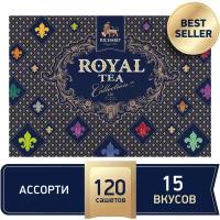 Чай Richard Royal tea collection ассорти в пакетиках подарочный набор, цитрус, лайм, 120 пак