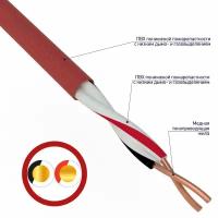 Кабель для пожарной сигнализации Rexant кпсввнг(А)-LS 1x2x0,50 кв. мм (бухта 200 м)