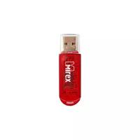 Флешки Mirex Флешка Mirex ELF RED, 4 Гб, USB2.0, чт до 25 Мб/с, зап до 15 Мб/с, красная