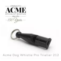 Свисток для дрессировки собак Acme 212 Dog Whistle Pro Trialler Medium Pitch Obedience Training Gundog Working чёрный