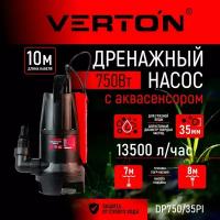 Дренажный насос для грязной воды Verton AQUA DP750/35PI