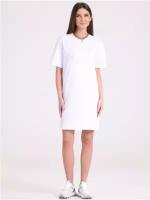 Платье - футболка женское белое летнее короткое оверсайз Апрель 1ЖПК3857804/1420/31/*/*/*/*/* белый 96-100-164