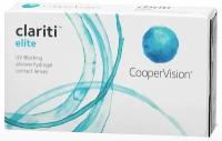 Контактные линзы CooperVision Clariti Elite, 6 шт., R 8,6, D -1,75, прозрачный, 1 уп