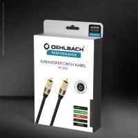 Oehlbach Performance NF Sub-cable cinch|cinch, 1m, mono black, D1C21531