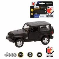 Модель 1:42 Jeep Wrangler черный матовый 870299 Пламенный мотор