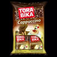 Растворимый кофе Tora bika Cappuccino с шоколадной крошкой, в пакетиках, 20 уп, 500 г