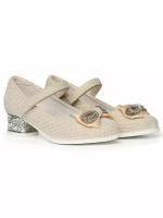 Туфли CAMIDY Fashion 669-32, цвет бежевый, размер 34