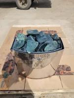 Нефрит шлифованный камни для бани и сауны (фракция 7-15 см) упаковка 5 кг