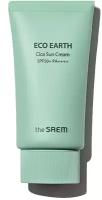 Солнцезащитный крем с экстрактом центеллы The Saem Eco Earth Cica Sun Cream SPF50+ PA++++, 50 мл