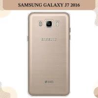 Силиконовый чехол на Samsung Galaxy J7 2016 / Самсунг Галакси J7 2016, прозрачный