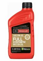 Моторное масло FORD MOTORCRAFT Full Synthetic 0W20 (0,946л)