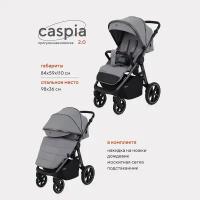 Коляска детская прогулочная всесезонная Rant Caspia 2.0 RA100, Grey