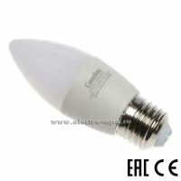 Лампа 10Вт LED10-C35/830/E27 220В 3000К светодиодная свеча тёплый белый свет (Camelion)