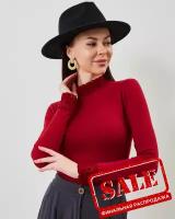 Женская кофта Flavour Knit с длинным рукавом, бордовый цвет, размер 44