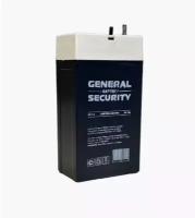 Свинцово-кислотный аккумулятор General Security GS 1-4 (4 В, 1 Ач)