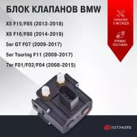 Блок клапанов пневмоподвески BMW 7er F01/F02/F04 новый