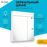 Шкаф-зеркало для ванной Runo Парма 60