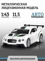 Машинка металлическая инерционная ТМ Автопанорама, Bentley Continental GT3, М1:43, JB1200135