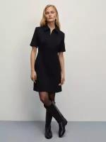 Zarina Мини платье, цвет Черный, размер XS (RU 42), 4123570570-50