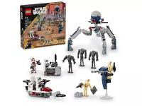 Конструктор LEGO Star Wars 75372 Боевой набор солдат-клонов и боевых дроидов