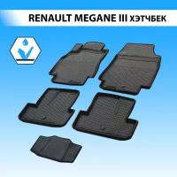 Комплект ковриков в салон RIVAL 14705001 для Renault Megane 2008-2016 г., 5 шт