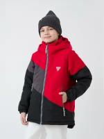 Куртка Sherysheff, размер 122, красный, черный