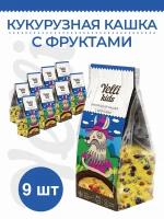 Кукурузная кашка с фруктами Yelli kids 9 пачек по 120г