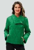 Куртка D'IMMA fashion studio Сабина, размер 52, зеленый