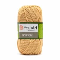 Пряжа для вязания YarnArt 'Norway' 100гр 105м (100% акрил) (805 карамель), 5 мотков