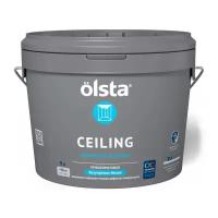 Краска акриловая Olsta Ceiling матовая белый 9 л 13.62 кг