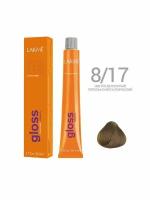 Lakme тонирующая крем-краска Gloss Color Rinse, 8/17 светло-белокурый пепельно-металлический, 60 мл