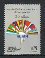 Почтовые марки Уругвай 2000г. 