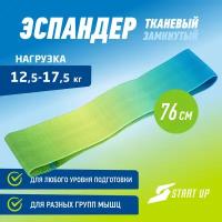 Эспандер замкнутый тканевый Start Up NT40095 76 х 8 см (нагрузка 12,5 - 17,5 кг)