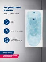 Ванна Aquanet West 160х70 00205564, акрил, глянцевое покрытие, белый