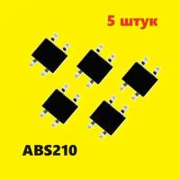 ABS210 диодный мост (5 шт.) SMD SOP-4 аналог ABS210-13 схема характеристики цоколевка datasheet ABS 210