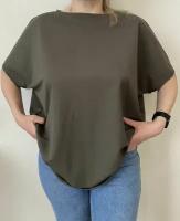 Футболка Империя Шерсти хаки 4XL/5XL 56