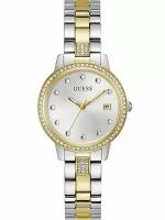 Наручные часы GUESS Dress GW0725L1, серебряный, золотой