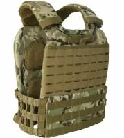 Бронежилет тактический военный Шторм Plate Carrier/плитник с креплением Molle