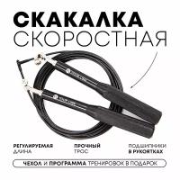 Скакалка спортивная для фитнеса скоростная взрослая прыгалка