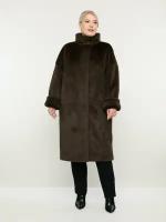 Пальто ALEF, размер 60, коричневый