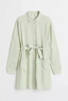 Платье H&M для девочек, цвет Зеленый; размер 158