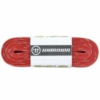 Шнурки для коньков Warrior Laces Wax с восковой пропиткой арт. LAW-RD-096, полиэстер, 244см, красн