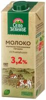 Молоко Село Зеленое ультрапастеризованное 3.2% 950мл