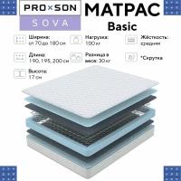 Матрас ортопедический PROSON Sova Basic, пружинный