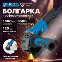 Шлифмашина угловая (болгарка) BULL WS 1216 (0333293)